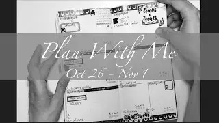 Plan With Me (Oct 26 - Nov 1) in My Planner Perfect Narrow TN