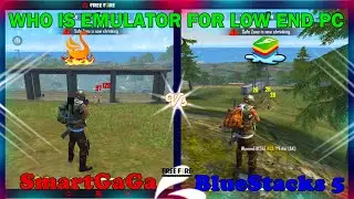 SmartGaGa Vs Bluestacks 5 | ? Best Emulator For Low end Pc ? | For Free Fire || Automate Gaming