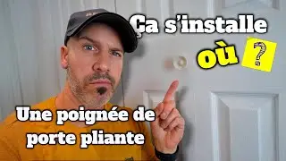 O&ugrave; installer une poign&eacute;e de porte pliante ?