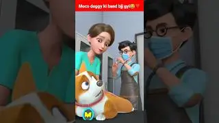 Moco doggy ki band bjja gyii 😂❣️| Moco dog cartoon Hindi | | #balveer #kartoon #trending #shorts