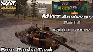 Leclerc S2 AZUR - Free Gacha Tank Anniversary Part 2  🔥🎂#MWTTankBattles #MWT
