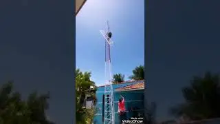 Montagem de torre de 24 m no bairro Pitimbu Natal RN