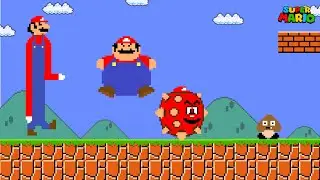 Super Mario Bros,. but Mario Transformation| Funniest Mario Videos