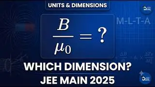 If B is magnetic field and &mu;₀ is permeability of free space, then the dimensions...| Doubtify JEE