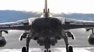RAF Tornado takeoff on after burners