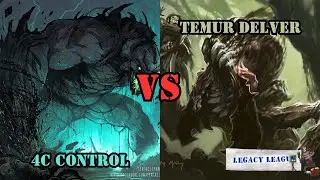 MTG Legacy 4c Control vs Temur Delver. Round 4 #mtg #mtglegacy #magicthegathering #topdecked