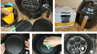 ريفيو لاكسسوارات القلاية الهوائية air fryer accessories unboxing
