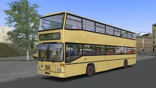 [OMSI] Full Trip: Berlin Route 5E, MAN SD202 (D90, 3785) Kickdown