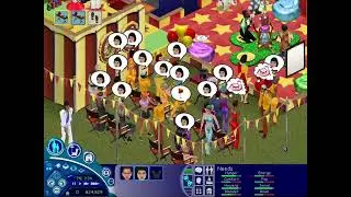 The Sims 1 Gameplay - Performing Circus Magic Tricks and Rocking the Party!