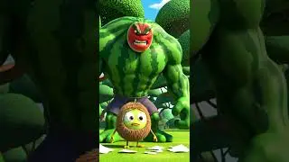 🥝📖 Evil Watermelon Destroys Kiwi&rsquo;s Storybook 😱 #shorts #kiwi #evil #cute