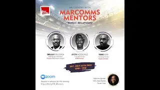 An Evening with Marcomms Mentors: The Craft of Public Relations