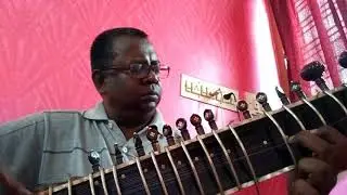 Sitar Raag Kirwani New Madrasi Dhun , chennai school of sitar