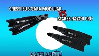 Ласты сравнение cressi sub gara modular vs mares razor pro