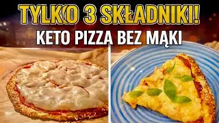 Keto PIZZA z 3 składnik&oacute;w? Jem ją i zdrowieję! (M&oacute;j sekretny składnik 🤫)