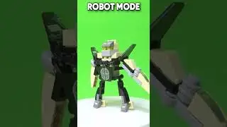 STARMERRY Block Warrior Strongwind - 2 IN 1 Transformers │ Brickollection #shorts