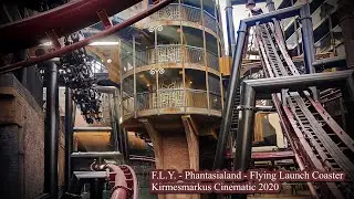 F.L.Y. - Phantasialand - Flying Launch Coaster (Vekoma) - Kirmesmarkus Cinematic 2020