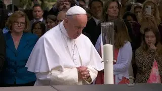 Pope Francis visits 9/11 memorial
