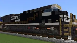 Minecraft Norfolk Southern ET44AC Locomotive Tutorial