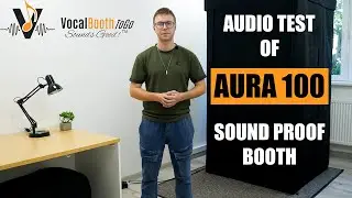 Voiceover audio test of Aura 100 - sound proof vocal booth