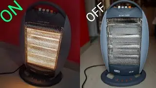 1200W 3Rod Halogen Room Heater With Movement System || Halogen Room Heater ||@TechMechGurutmg