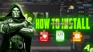 Install Any Plugin, Script & Extension In After Effects | Adobe After Effects Tutorial