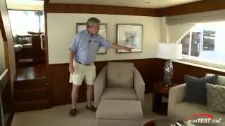Ocean Alexander 72 - Entertainment Spaces Review by Boattest.com