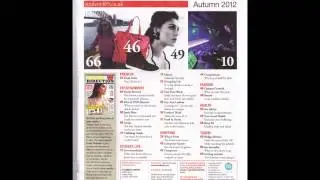 Video analysis of a college magazine