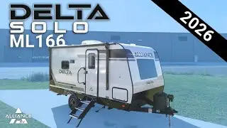 2026 Delta ML166 Travel Trailer Tour: Lightweight | Front Queen | Rear Bath | SUV Towable