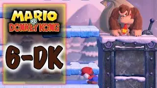 Mario vs Donkey Kong - Level 6-DK - Slippery Summit Boss Fight - Perfect Gold Star Score