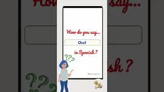 Как сказать &laquo;шеф-повар&raquo; по-испански, как носитель языка | Короткометражки | Изучение испанского я...