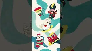 Cute Christmas Stickers Preview &mdash; Adorable Holiday Illustration Set!