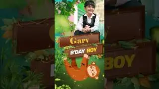 JUNGLE INVITATION TEMPLATE | birthday invite | Jungle theme birthday invite