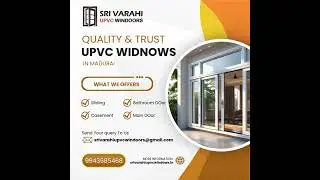 Latest uPVC door Designs & Prices 2025 | Madurai Homes | Top uPVC doors Manufacturer Sri Varahi