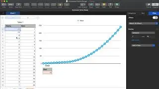 Numbers - create an interactive chart
