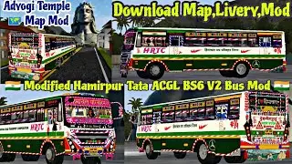 HRTC Acgl bs6 v2 bus mod Bussid New hrtc bus mod for bus simulator indonesia hrtc bus skin Download