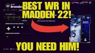 BRANDON MARSHALL IS THE BEST WIDE RECEIVER IN MADDEN 22!!!