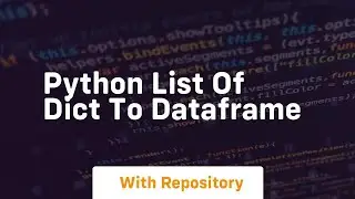 python list of dict to dataframe