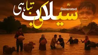 Seelab Ki Tabahi | AI Generated Realistic Flood Disaster | Urdu & Hindi