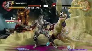 Doing two ultra combos in a row with Shadow jago