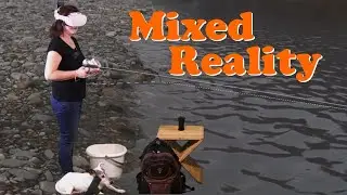 Real VR Fishing - Angeln in Mixed Reality - Part 2 #mixedreality #virtualreality