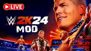 LIVE : WWE 2k24 MOD | VP GAMING