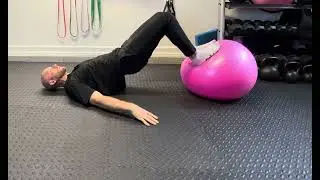 Yoga Ball Bridge Hold