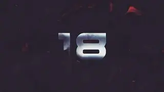 20 Sec Cinematic Blackbaster Counting HD Video