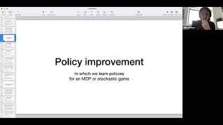 CS825 lecture 8.2 - Policy improvement