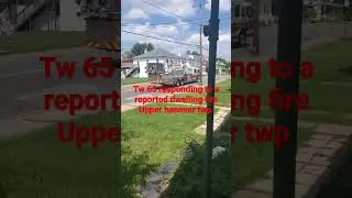 Pennsburg tower 65 responding