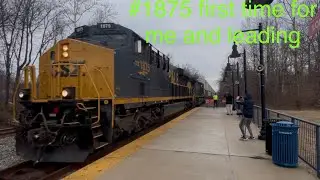 CSX Amtrak and VRE on busy Saturday 12/13/2025 @Trainfan2435 @CSXfan618 @HolidayTMJrailfan
