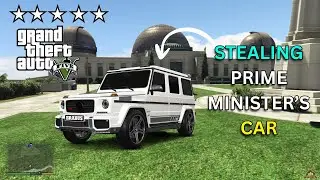 I STOLE PRIME MINISTER'S CAR | GTA V GAMEPLAY #4