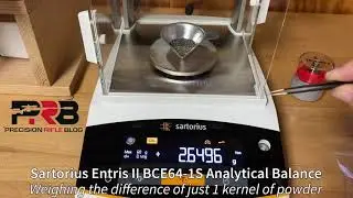 Sartorius Powder Scale Precision - Determining the weight difference of just 1 kernel of gun powder