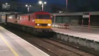4S47 - DB90s - Multimodal (90019) leading Jack (90036) on time on way to Mossend