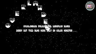 European Demos: Monochrome Screen by OVR (1990) | Atari ST Demoscene